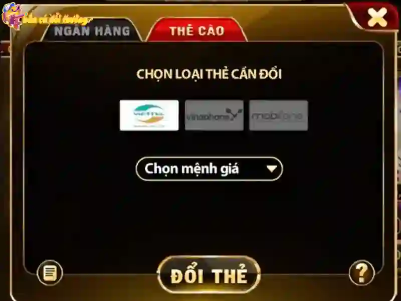 Nạp tiền Go88 qua cào thẻ điện thoại Nạp tiền Go88 qua cào thẻ điện thoại